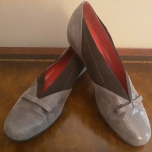 Amalfi Textured Suede Flats Size 8 1/2 N